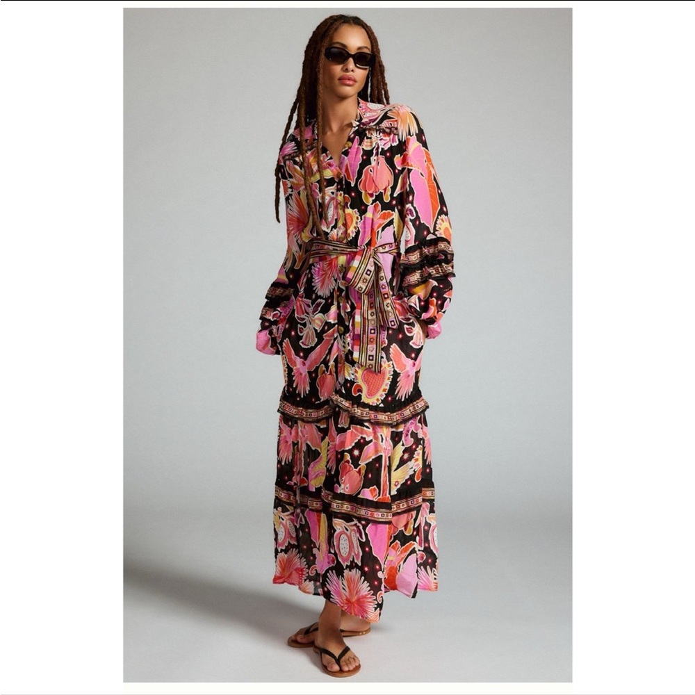 Farm Rio Enchanted Nature Midi Dress